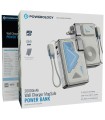 پاوربانک پریزدار ۲۰ هزار پاورولوژی مدل Powerology 20000mAh Wall Charger MagSafe Power Bank PPBMH104 - رنگ سفید