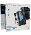 پاوربانک پریزدار ۲۰ هزار پاورولوژی مدل Powerology 20000mAh Wall Charger MagSafe Power Bank PPBMH104 - رنگ مشکی