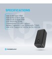 پاوربانک ۲۰ هزار پاورولوژی مدل Powerology 20000mAh 65W Onyx Power Bank PPBCHA19 - رنگ مشکی