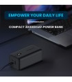 پاوربانک ۲۰ هزار پاورولوژی مدل Powerology 20000mAh 65W Onyx Power Bank PPBCHA19 - رنگ مشکی
