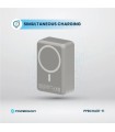 پاوربانک مگ سیف ۳۰ هزار میلی‌آمپر پاورولوژی مدل Powerology Power Bank PPBCH81-Ti - رنگ تیتانیوم