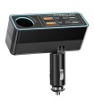 شارژر فندکی خودرو ۱۲۵ وات پاورولوژی مدل Powerology Brio 125W Multi-Port Car Charger PWDA58 - رنگ مشکی