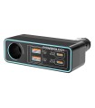 شارژر فندکی خودرو ۱۲۵ وات پاورولوژی مدل Powerology Brio 125W Multi-Port Car Charger PWDA58 - رنگ مشکی
