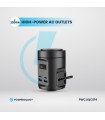 پایه شارژ وایرلس پاورولوژی مدل Powerology MagSafe Power Hub USB-C POWER DELIVERY AND USB-A QC 3.0 PWCUQC014 - رنگ مشکی