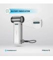 جت فن پاورولوژی مدل Powerology Turbo Jet Fan & Vacuum PPBCHA78 - رنگ نقره‌ای
