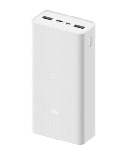 پاوربانک ۳۰ هزار شیائومی مدل Mi 18W Power Bank 30000mAh PB3018ZM - رنگ سفید