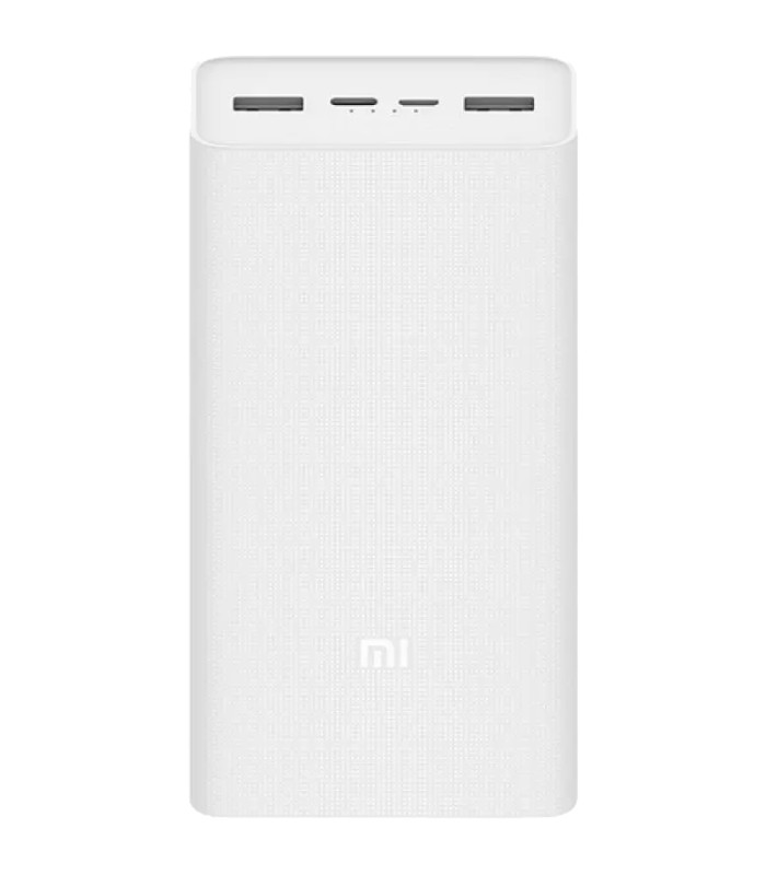 پاوربانک ۳۰ هزار شیائومی مدل Mi 18W Power Bank 30000mAh PB3018ZM - رنگ سفید