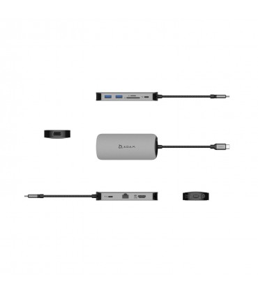 هاب ۱۰ پورت USB-C آدام المنتس مدل Adam Elements CASA HUB X USB-C