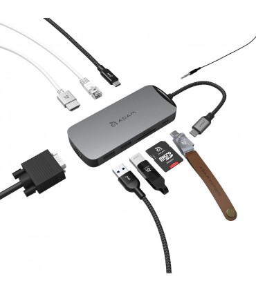 هاب ۱۰ پورت USB-C آدام المنتس مدل Adam Elements CASA HUB X USB-C