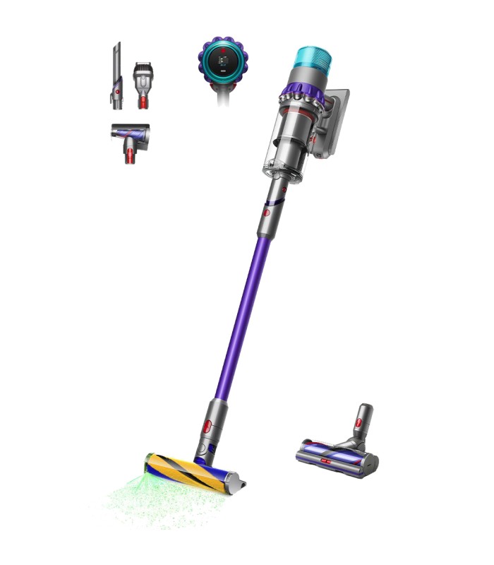 جارو شارژی دایسون رنگ نقره‌ای-بنفش مدل Dyson Gen5detect Absolute | Iron-Purple