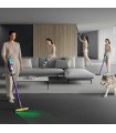 جارو شارژی دایسون رنگ نقره‌ای-بنفش مدل Dyson Gen5detect Absolute | Iron-Purple