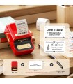 پرینتر و لیبل‌زن حرارتی نیمبات مدل NIIMBOT B21 Smart Label Printer - رنگ قرمز