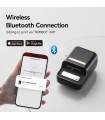 پرینتر و لیبل‌زن حرارتی نیمبات مدل NIIMBOT B21 Smart Label Printer - رنگ قرمز