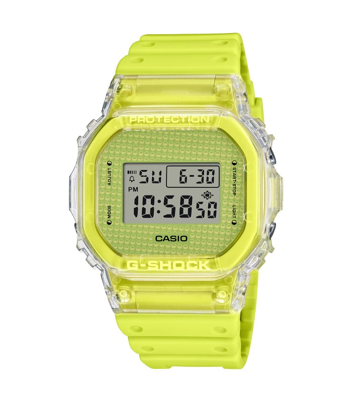 ساعت مچی G-SHOCK | CASIO مدل CASIO-DW-5600GL-9DR - رنگ سبز فسفری