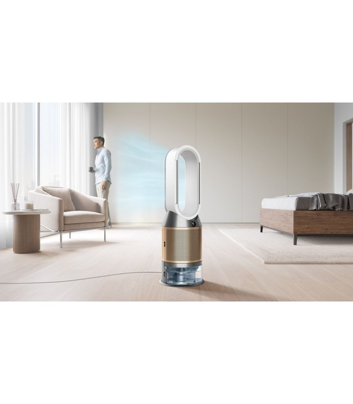 دستگاه تصفیه هوا دایسون مدل Dyson Purifier Humidify+Cool PH2 De-NOx PH05 (سفید/طلایی)