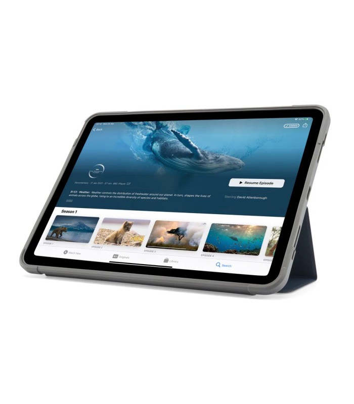 قاب پیپتو مناسب آیپد نسل ۱۰ و A16 مدل Pipetto 360 Rugged Folio Case - رنگ آبی تیره