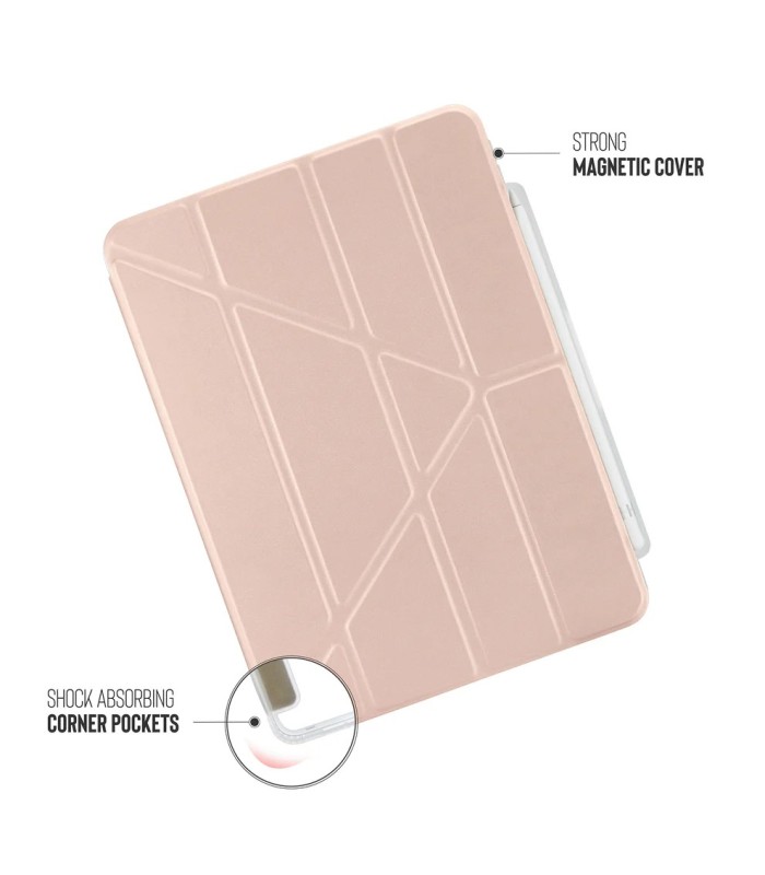 قاب پیپتو مناسب آیپد نسل ۱۰ و A16 مدل Pipetto Origami No3 Pencil Case - رنگ صورتی