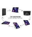 قاب پیپتو مناسب آیپد ایر ۱۱ اینچی M4, M3, M2 مدل Pipetto Origami No4 Slim Folio Case - رنگ مشکی