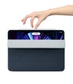 قاب پیپتو مناسب آیپد ایر ۱۱ اینچی M4, M3, M2 مدل Pipetto Origami No4 Slim Folio Case - رنگ آبی تیره