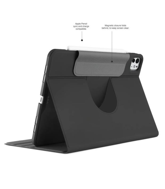 قاب پیپتو مناسب آیپد پرو ۱۳ اینچی M5, M4 مدل Pipetto Origami No5 Rotating Folio Case - رنگ مشکی