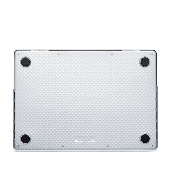 قاب محافظ مک‌بوک پیپتو مناسب مک‌بوک پرو ۱۴ اینچی مدل Pipetto Hardshell Dots Case - رنگ شفاف