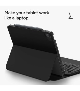 کیبورد زگ مناسب آیپد ایر ۱۱ اینچی M4, M3, M2 مدل ZAGG Pro Keys 2 Tablet Keyboard Case  - رنگ مشکی