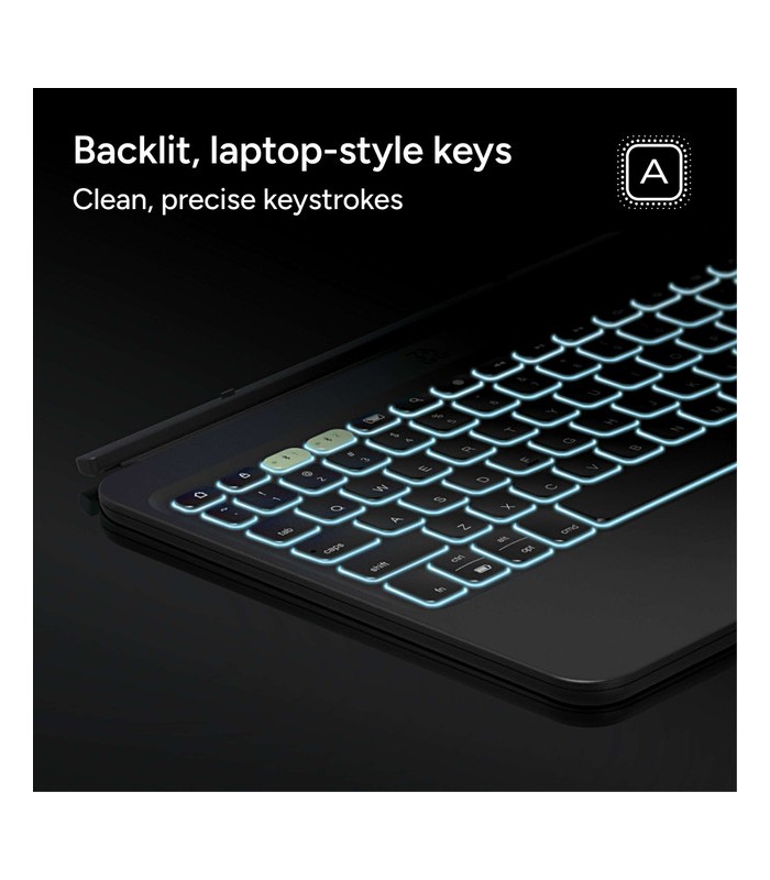کیبورد زگ مناسب آیپد ایر ۱۱ اینچی M4, M3, M2 مدل ZAGG Pro Keys 2 Tablet Keyboard Case  - رنگ مشکی