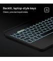کیبورد زگ مناسب آیپد ایر ۱۱ اینچی M4, M3, M2 مدل ZAGG Pro Keys 2 Tablet Keyboard Case  - رنگ مشکی