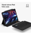 کیبورد زگ مناسب آیپد ایر ۱۱ اینچی M4, M3, M2 مدل ZAGG Pro Keys 2 Tablet Keyboard Case  - رنگ مشکی