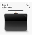 کیبورد زگ مناسب آیپد ایر ۱۱ اینچی M4, M3, M2 مدل ZAGG Pro Keys 2 Tablet Keyboard Case  - رنگ مشکی