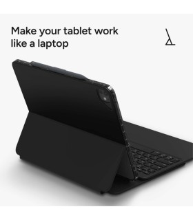 کیبورد زگ مناسب آیپد پرو ۱۳ اینچی M5, M4 مدل ZAGG Pro Keys 2 Tablet Keyboard Case  - رنگ مشکی