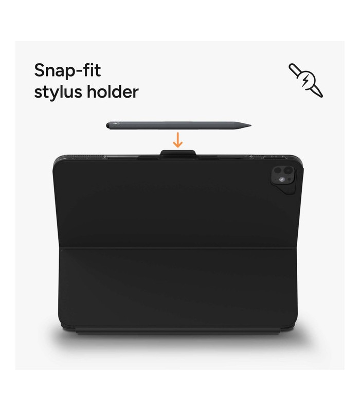کیبورد زگ مناسب آیپد پرو ۱۳ اینچی M5, M4 مدل ZAGG Pro Keys 2 Tablet Keyboard Case  - رنگ مشکی