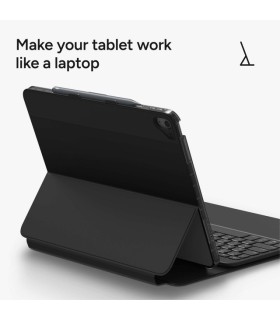 کیبورد زگ مناسب آیپد ایر ۱۳ اینچی M4, M3, M2 مدل ZAGG Pro Keys 2 Tablet Keyboard Case  - رنگ مشکی