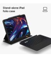 کیبورد زگ مناسب آیپد ایر ۱۳ اینچی M4, M3, M2 مدل ZAGG Pro Keys 2 Tablet Keyboard Case  - رنگ مشکی