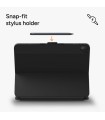 کیبورد زگ مناسب آیپد ایر ۱۳ اینچی M4, M3, M2 مدل ZAGG Pro Keys 2 Tablet Keyboard Case  - رنگ مشکی