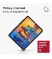 کیبورد زگ مناسب آیپد نسل ۱۰ و A16 مدل ZAGG Pro Keys Tablet Keyboard Case  - رنگ مشکی