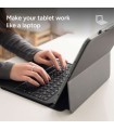 کیبورد زگ مناسب آیپد نسل ۱۰ و A16 مدل ZAGG Pro Keys Tablet Keyboard Case  - رنگ مشکی