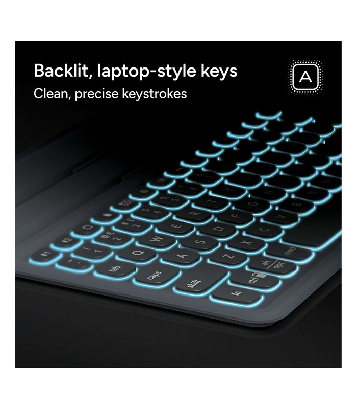کیبورد زگ مناسب آیپد نسل ۱۰ و A16 مدل ZAGG Pro Keys Tablet Keyboard Case  - رنگ مشکی