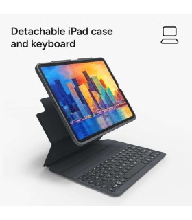 کیبورد زگ مناسب آیپد نسل ۱۰ و A16 مدل ZAGG Pro Keys Tablet Keyboard Case  - رنگ مشکی