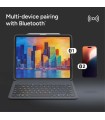 کیبورد زگ مناسب آیپد نسل ۱۰ و A16 مدل ZAGG Pro Keys Tablet Keyboard Case  - رنگ مشکی