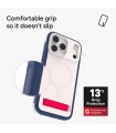 قاب مگ‌سیف آیفون زگ مدل ZAGG Sedona Snap Case with Kickstand مناسب آیفون ۱۷ پرومکس - رنگ قرمز سفید آبی