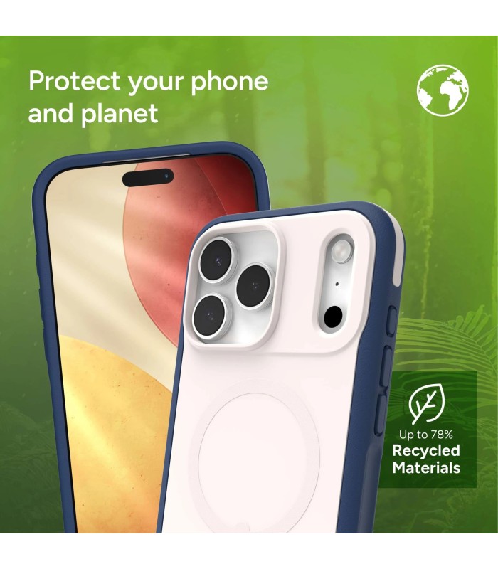 قاب مگ‌سیف آیفون زگ مدل ZAGG Sedona Snap Case with Kickstand مناسب آیفون ۱۷ پرومکس - رنگ قرمز سفید آبی