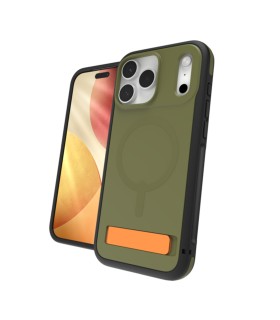 قاب مگ‌سیف آیفون زگ مدل ZAGG Sedona Snap Case with Kickstand مناسب آیفون ۱۷ پرومکس - رنگ سبز یشمی
