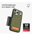 قاب مگ‌سیف آیفون زگ مدل ZAGG Sedona Snap Case with Kickstand مناسب آیفون ۱۷ پرومکس - رنگ سبز یشمی