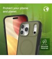 قاب مگ‌سیف آیفون زگ مدل ZAGG Sedona Snap Case with Kickstand مناسب آیفون ۱۷ پرومکس - رنگ سبز یشمی