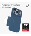 قاب مگ‌سیف آیفون زگ مدل ZAGG Manhattan Snap Case مناسب آیفون ۱۷ پرومکس - رنگ آبی