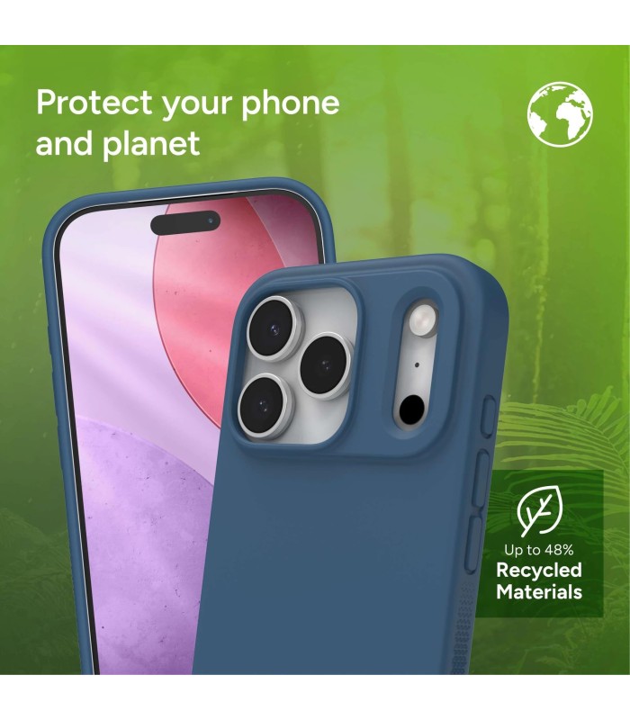 قاب مگ‌سیف آیفون زگ مدل ZAGG Manhattan Snap Case مناسب آیفون ۱۷ پرومکس - رنگ آبی