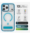 قاب مگ‌سیف آیفون زگ مدل ZAGG Santa Cruz Snap Case with Kickstand مناسب آیفون ۱۷ پرومکس - رنگ آبی