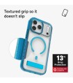 قاب مگ‌سیف آیفون زگ مدل ZAGG Santa Cruz Snap Case with Kickstand مناسب آیفون ۱۷ پرومکس - رنگ آبی