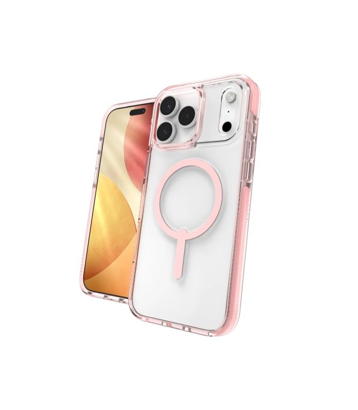 قاب مگ‌سیف آیفون زگ مدل ZAGG Santa Cruz Snap Case مناسب آیفون ۱۷ پرومکس - رنگ صورتی
